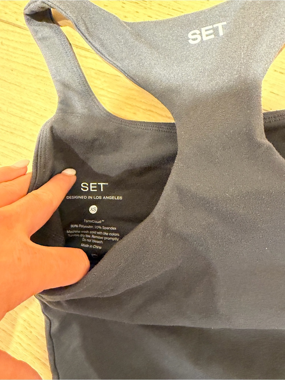 set active women’s leggings x top! form cloud material